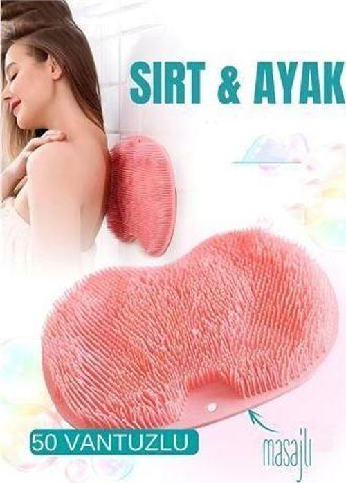 Sırt Kesesi Vantuzlu Ayak Kesesi Masajlı