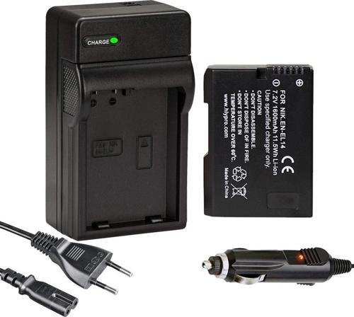 Cazipshop Nikon EN-EL14 Batarya(1600Mah)+Şarj Aleti Cihazı Seti