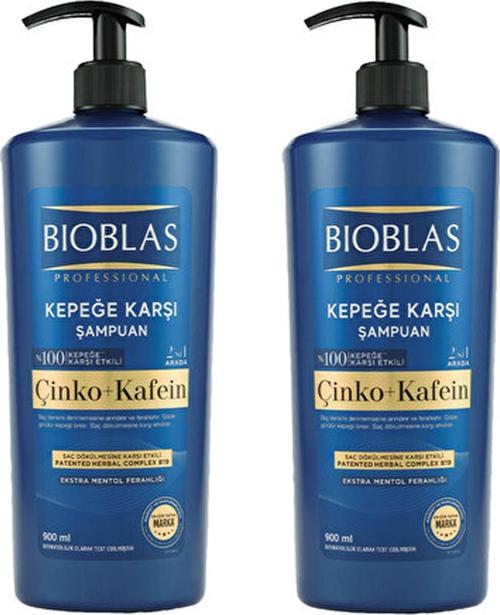 Kepeğe Karşı Şampuan 2 Si 1 Arada Çinko Ve Kafein 900 ml 2 ADET