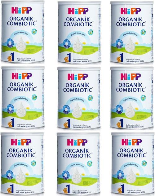 1 Organik Combiotic Bebek Sütü 350 gr 9 ADET