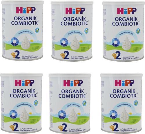 2 Organik Combiotic Devam Sütü 350 gr 6 Adet