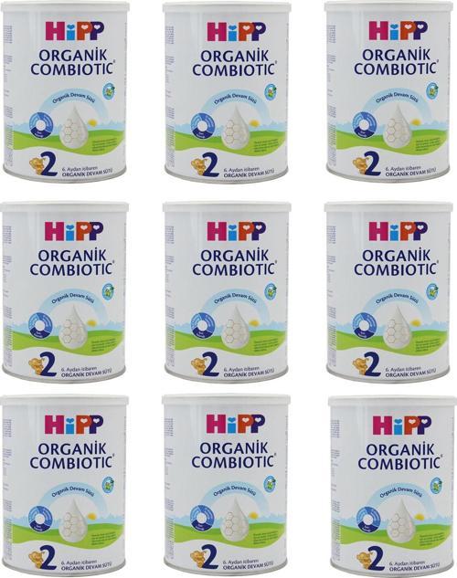 2 Organik Combiotic Devam Sütü 350 gr 9 ADET