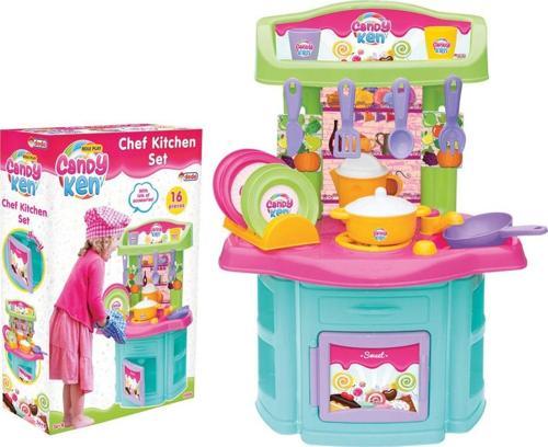 Dede Candy-Ken Şef Mutfak Seti 01505
