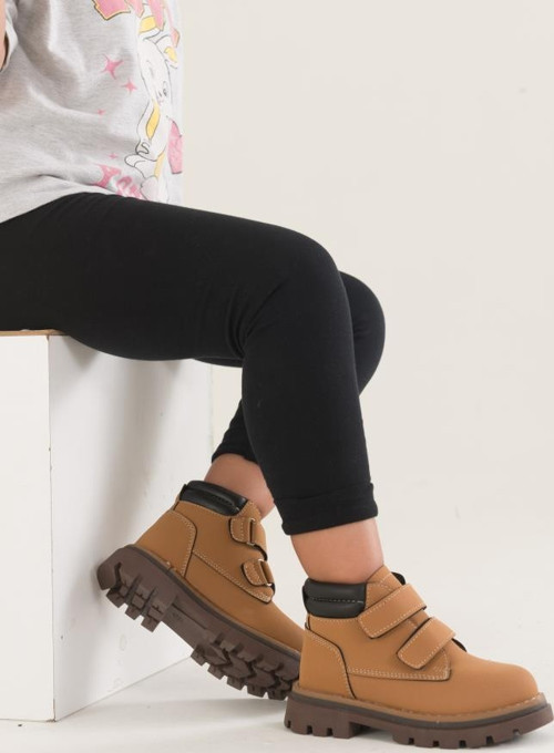Papuçcity Arzen 02671 Unisex Çocuk Cırtlı Termal Bot