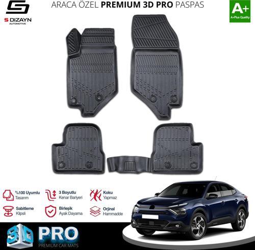 Citroen C4X Elektrikli 3D Pro Havuzlu Paspas 2023 Üzeri A+ Kalite