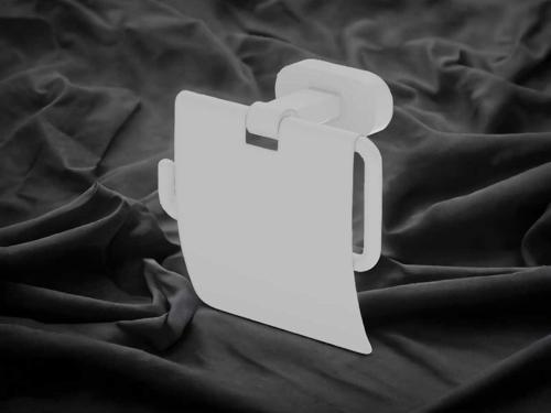 Olips Kapaklı Kağıtlık Beyaz ( 50424-B )