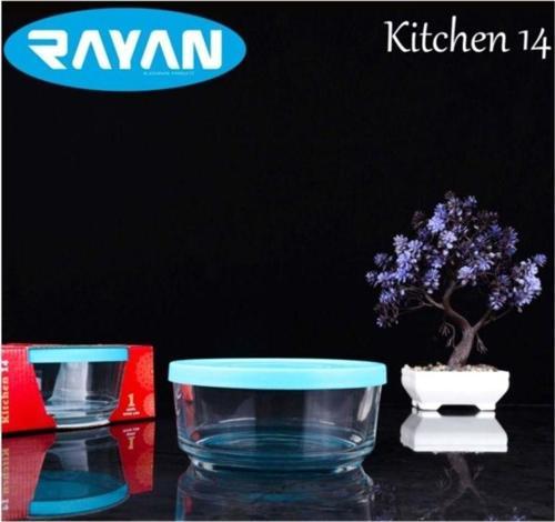 Rayan Kitchen Plastik Kapaklı 14 Cm Saklama Kabı Cam