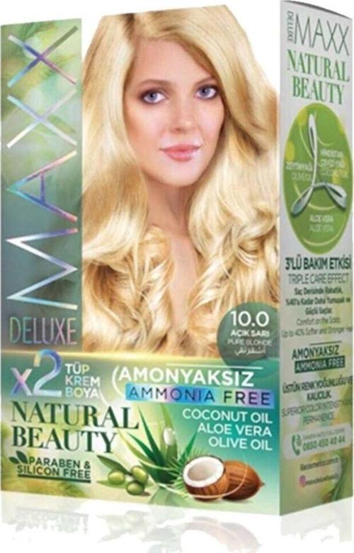Mbb E-Ticaret Natural Beauty Amonyaksız Saç Boyası 10.0 Açık Sarı