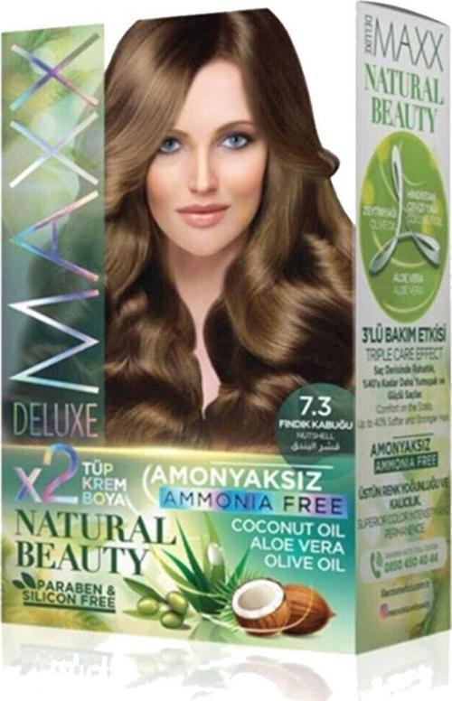 Mbb E-Ticaret Natural Beauty Amonyaksız Saç Boyası 7.3 Fındık Kabuğu