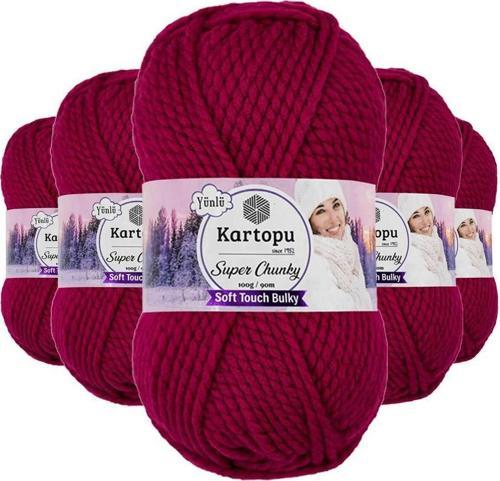 5 Adet Super Chunky Kalın Kışlık El Örgü Ipliği 100 Gr K799