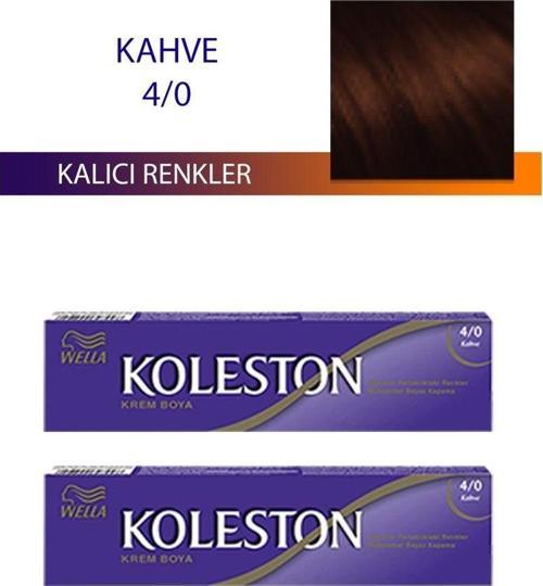 Mbb E-Ticaret 2 Adet Single Tüp Boya Saç Boyası Kahve 4/0
