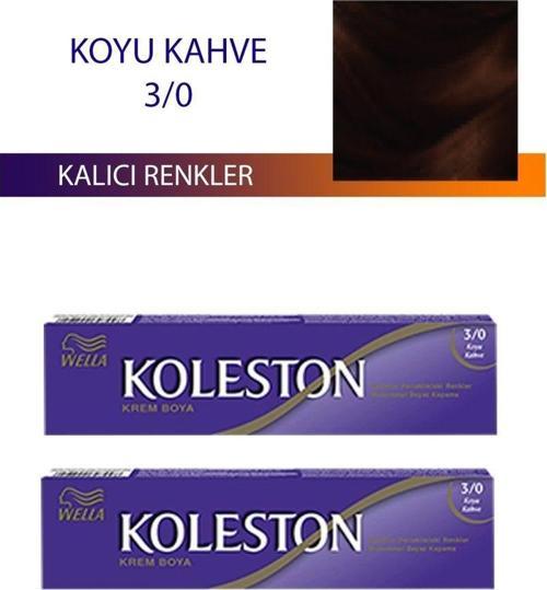 Mbb E-Ticaret 2 Adet Single Tüp Boya Saç Boyası Koyu Kahve 3/0