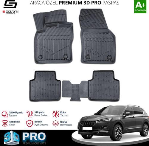 Seat Tarraco 3D Pro Havuzlu Paspas 2018 Üzeri A+ Kalite