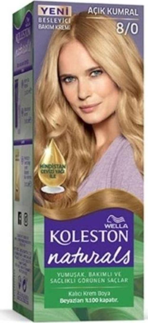 Mbb E-Ticaret Naturals Saç Boyası Açık Kumral 8/0
