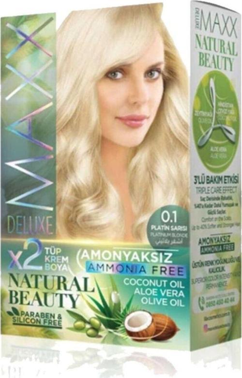 Mbb E-Ticaret Natural Beauty Amonyaksız Saç Boyası 0.1 Platin Sarısı