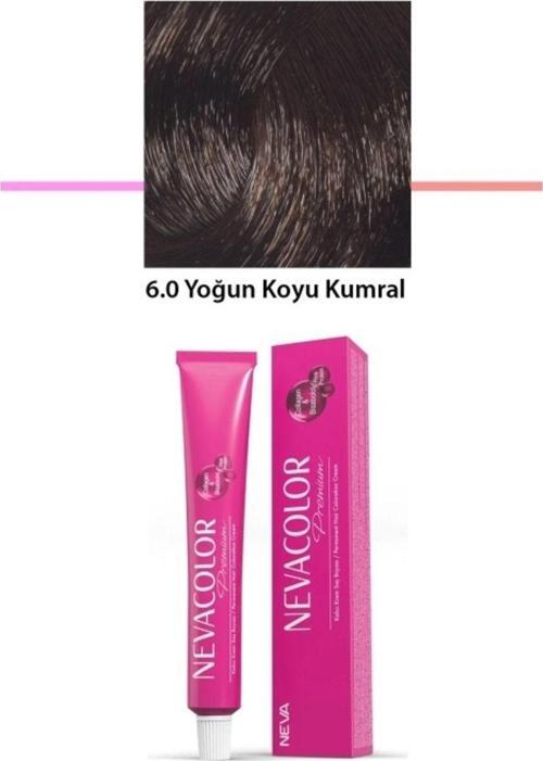 Mbb E-Ticaret Premium 6.0 Yoğun Koyu Kumral - Kalıcı Krem Saç Boyası 2 X 50 G Tüp