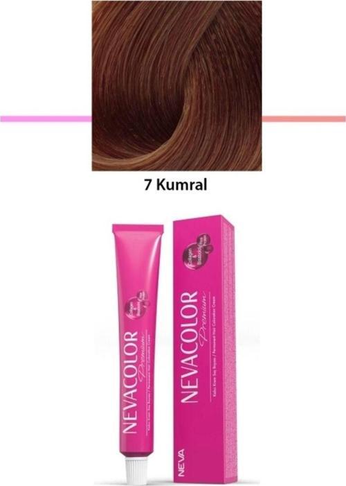 Mbb E-Ticaret Premium 7 Kumral - Kalıcı Krem Saç Boyası 2 X 50 G Tüp