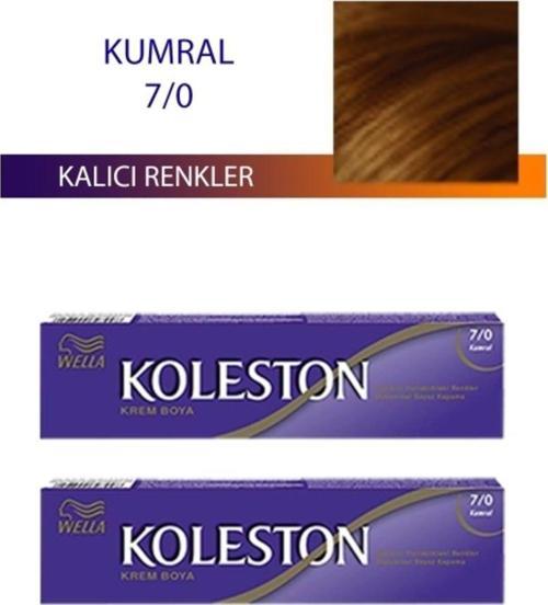 Mbb E-Ticaret 2 Adet Single Tüp Boya Saç Boyası Kumral 7/0