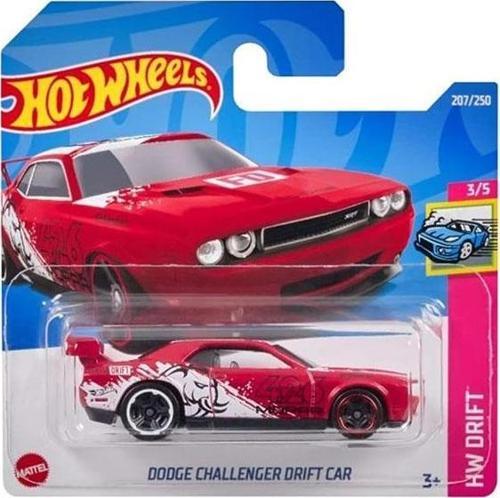- Dodge Challenger Drift Car - Kırmızı (1/64)