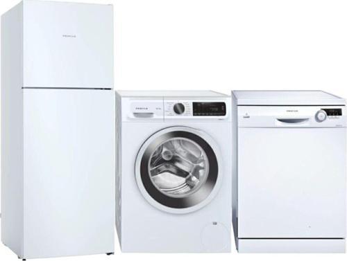 3 Lü Beyaz Eşya Çeyiz Seti (Bd2155Wfnn Buzdolabı, Cga141X1Tr Çamaşır, Bm4320Eg Bulaşık)