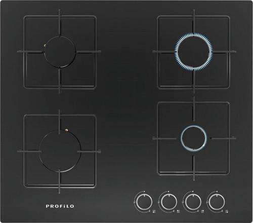 On36P6O12D Siyah Ankastre Doğal Gazlı Ocak