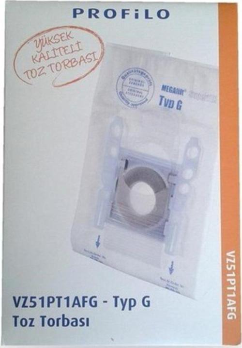 Orijinal Vz51Pt1Afg 6 Lı (5+1 Adet Filtre) Toz Torbası