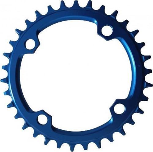 Bisiklet Aynakol Tek Yaprak 104 BCD 9/10/11 Uyumlu Aynakol Yaprağı 34T Tek Yaprak Mavi