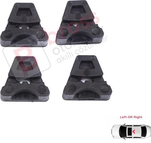 Mercedes CLA A C E Class W176 W177 W205 C207 C117 İçin 4 Adet Sunroof Kızak Tamir Braket Klipsi