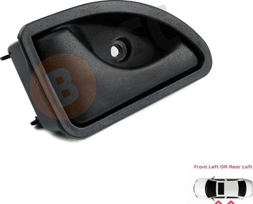 Renault Kangoo,Twingo İçin İç Kapı Kolu Siyah:7700309313 Sol için