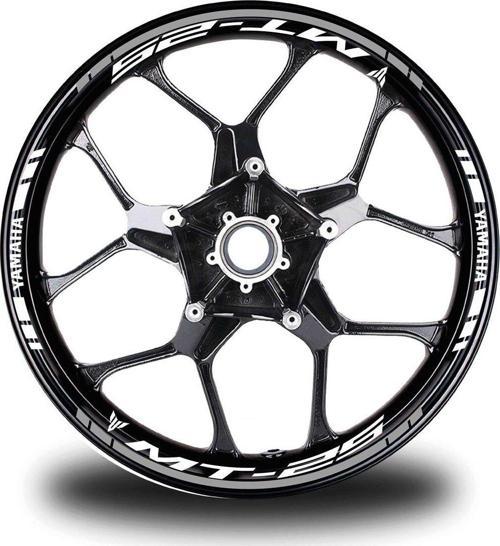 Gri Yamaha MT25 Takım Jant Sticker Etiket