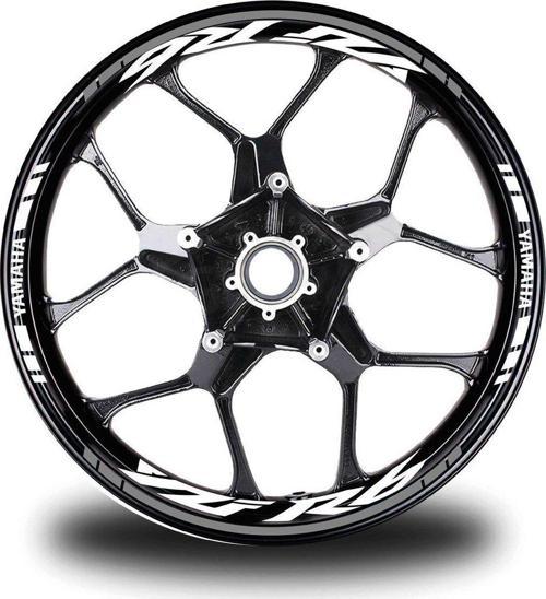 Gri Yamaha R6 Jant Sticker Etiket