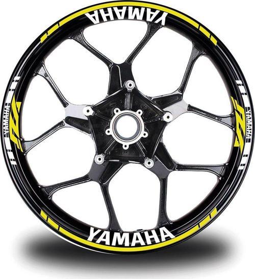 Yamaha YZF Sarı Takım Jant Sticker