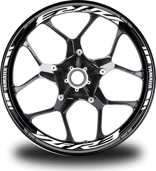 Gri Yamaha YZF R3 Takım Jant Sticker Etiket