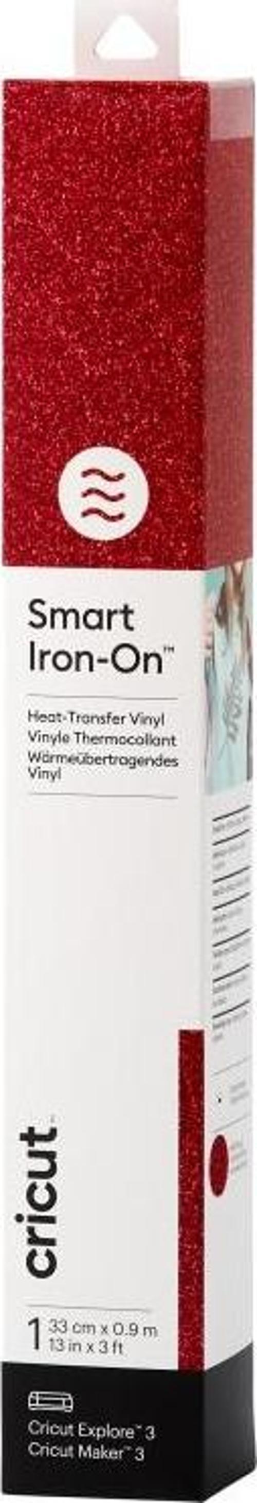 2008675 SMART IRON ON 33X91CM 1 SAYFA PARILTILI KIRMIZI