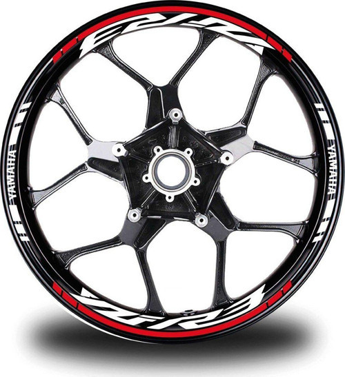 Kırmızı Yamaha YZF R3 Takım Jant Sticker Etiket