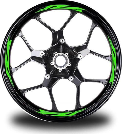 Neon Sarı Yamaha Takım Jant Sticker Etiket