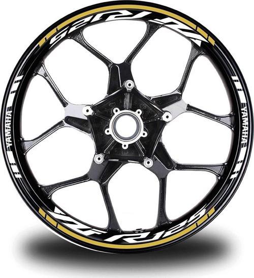Neon Sarıyamaha Mt 09 Takım Jant Sticker Etiket