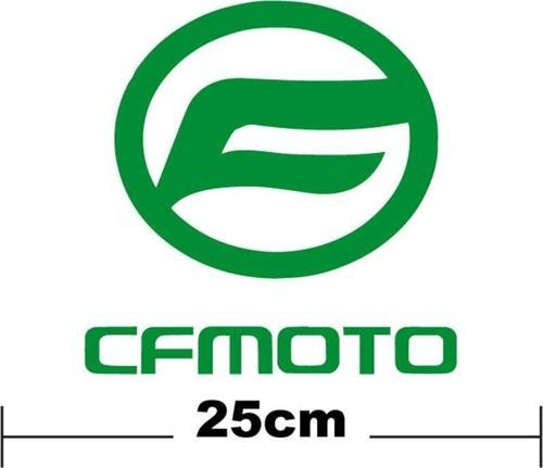 Cf Moto Logo Yazı Sticker Etiket Tek Renk