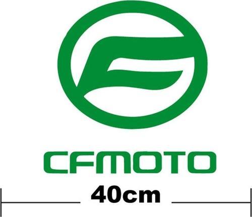 Cf Moto Logo Yazı Sticker Etiket Tek Renk