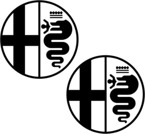 Alfa Romeo Otomobil Yan Kapı Logo Sticker Etiket Modeli