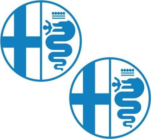 Alfa Romeo Otomobil Yan Kapı Logo Sticker Etiket Modeli