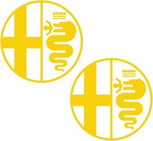 Alfa Romeo Otomobil Yan Kapı Logo Sticker Etiket Modeli