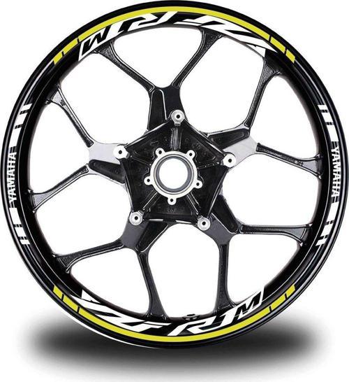 Sarı Yamaha R1M  Jant Sticker Etiket