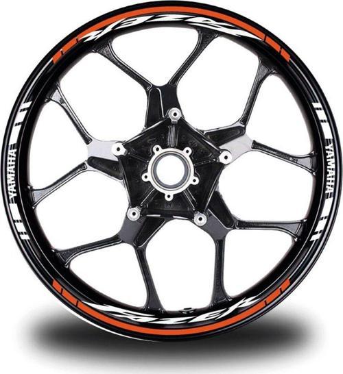 Turuncu Yamaha Fazer Jant Sticker Etiket