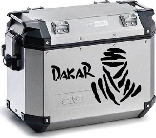 Dakar Desenli Motosiklet Çanta Sticker Etiket Modeli