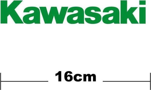 Kawasaki Logo Yazı Sticker Etiket Tek Renk