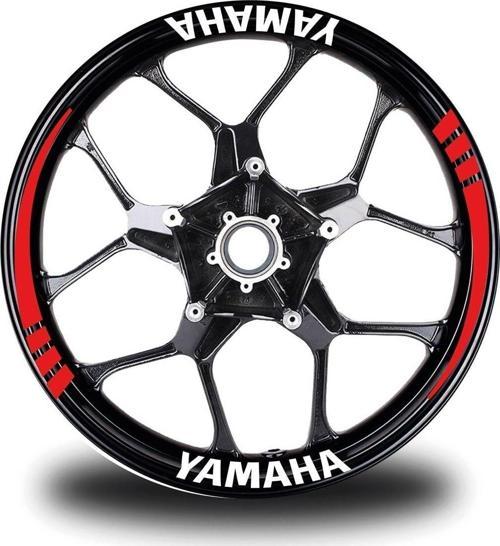 Yamaha Xmax 250 2 Kesikli Gümüş Gri Renk Sticker Modeli Jant Dahi