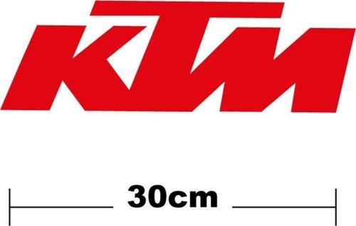 Ktm Logo Yazı Sticker Etiket Tek Renk