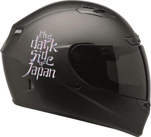 Yamaha Dark Side Of Japan Hologram Motosiklet Kask Sticker Etiket Modeli 8x12cm