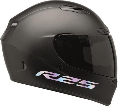 Yamaha R25 Yazılı Hologram Motosiklet Kask Sticker Etiket Modeli